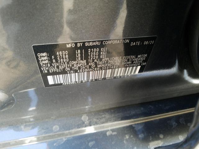2020 SUBARU LEGACY PRE 4S3BWAC66L3031480