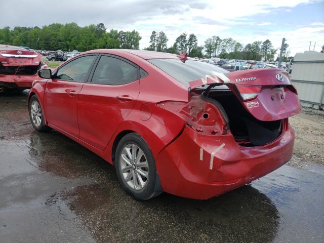 2015 HYUNDAI ELANTRA SE KMHDH4AE2FU420464