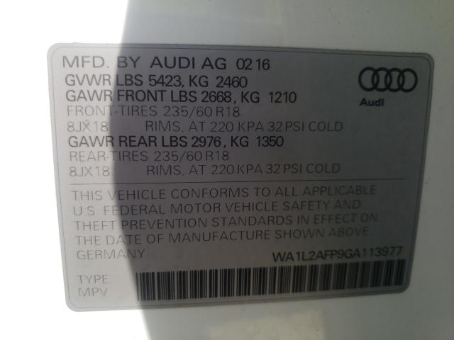 WA1L2AFP9GA113977 Audi Q5 2016. Фото: 9