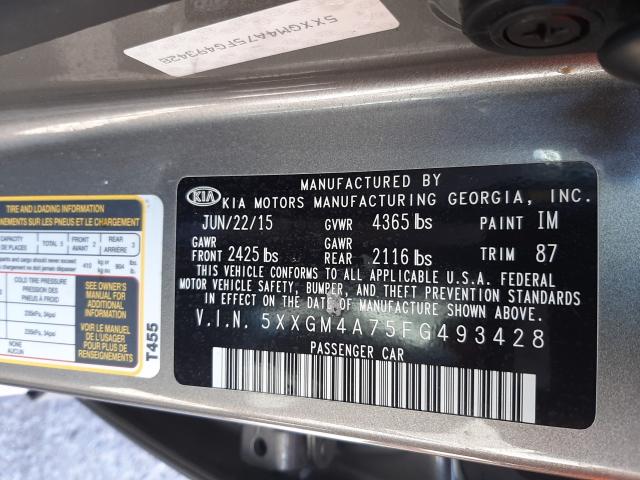 2015 KIA OPTIMA LX 5XXGM4A75FG493428