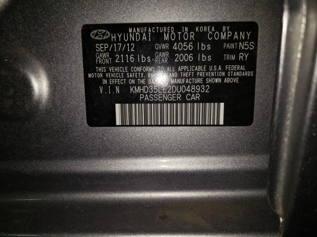 2013 HYUNDAI ELANTRA GT KMHD35LE2DU048932