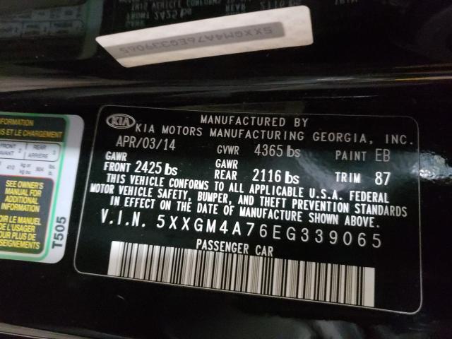 2014 KIA OPTIMA LX 5XXGM4A76EG339065