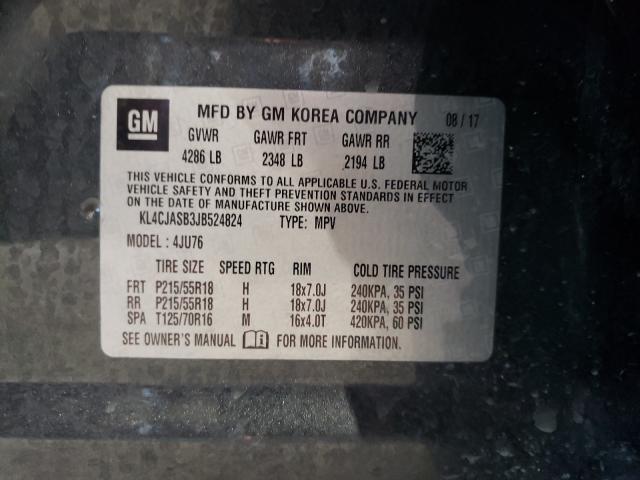 2018 BUICK ENCORE PRE KL4CJASB3JB524824