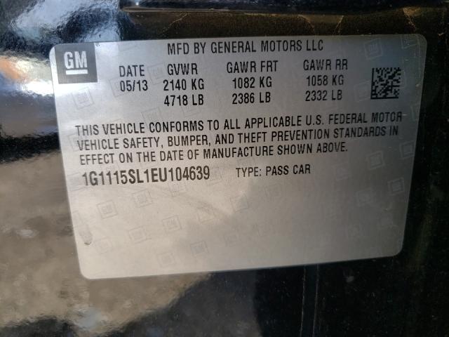 2014 CHEVROLET IMPALA LT 1G1115SL1EU104639