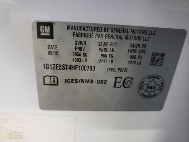 2017 CHEVROLET MALIBU LT 1G1ZE5ST4HF100780