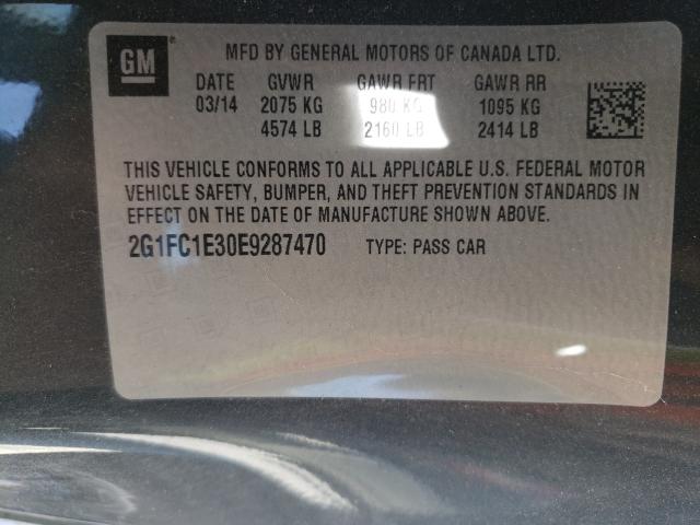 2014 CHEVROLET CAMARO LT 2G1FC1E30E9287470