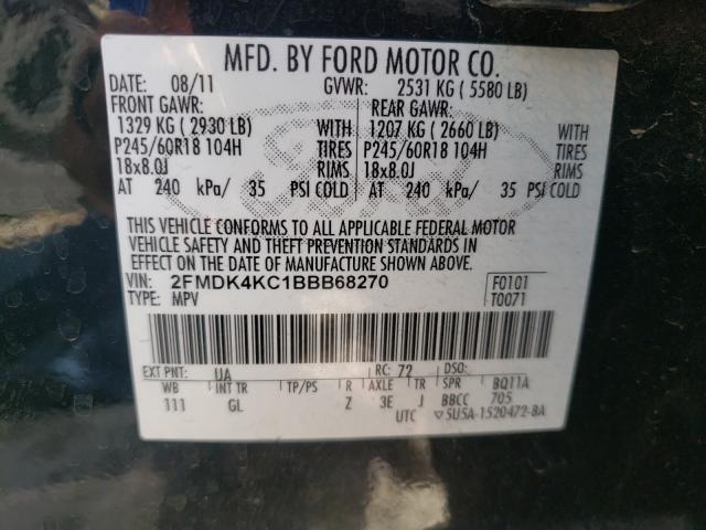 2011 FORD EDGE LIMIT 2FMDK4KC1BBB68270