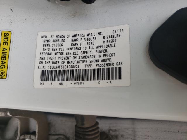 2014 ACURA TL TECH 19UUA8F51EA008935