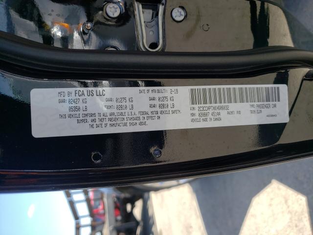 2019 CHRYSLER 300C 2C3CCAPTXKH606032