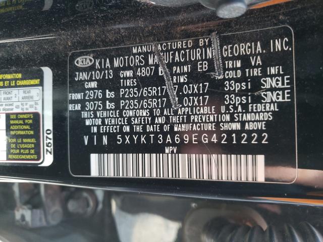 2014 KIA SORENTO LX 5XYKT3A69EG421222