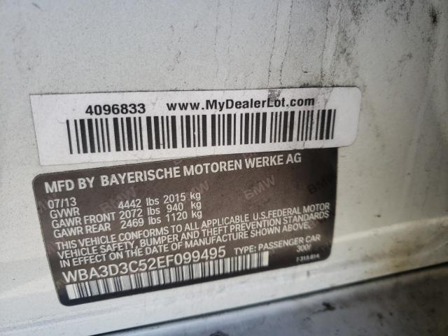 2014 BMW 328 D WBA3D3C52EF099495