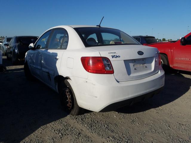 2011 KIA RIO BASE KNADH4A38B6910650