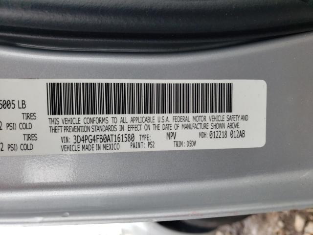 2010 DODGE JOURNEY SE 3D4PG4FB0AT161580