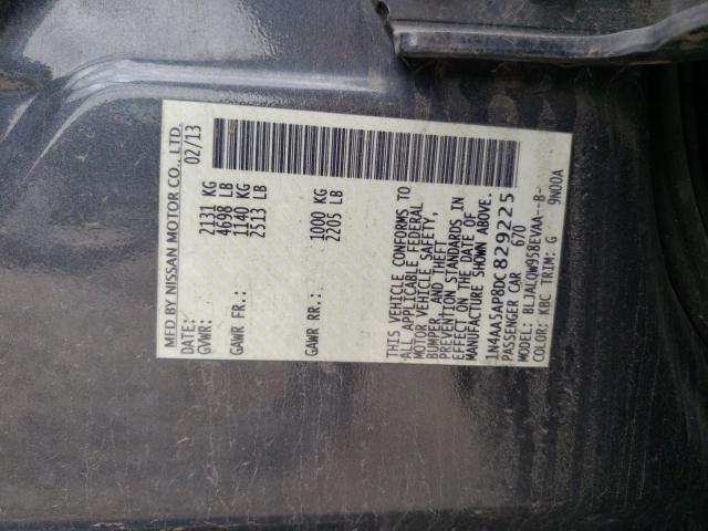 2013 NISSAN MAXIMA S 1N4AA5AP8DC829225