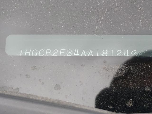 2010 HONDA ACCORD LX 1HGCP2F34AA181249