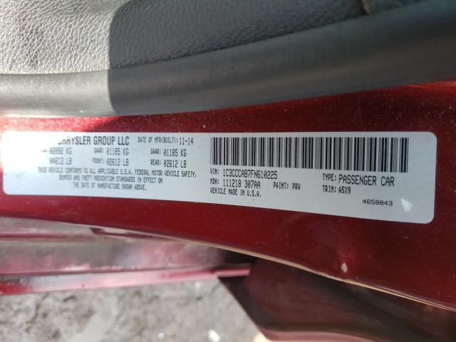 2015 CHRYSLER 200 LIMITE 1C3CCCAB7FN610225