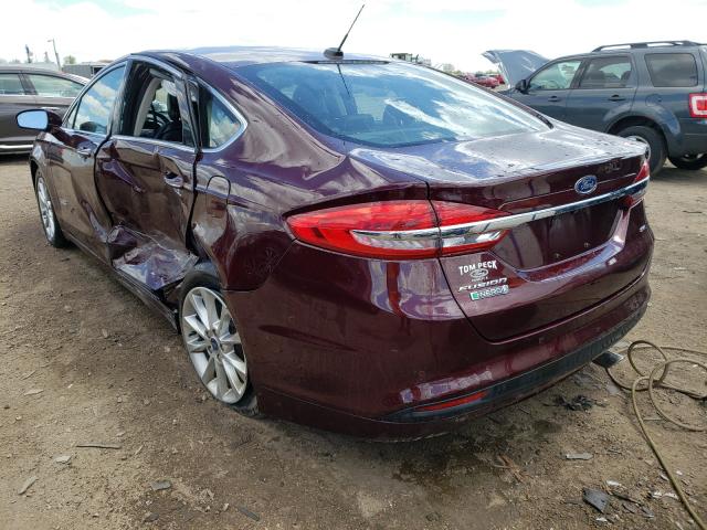 2017 FORD FUSION SE 3FA6P0PU9HR255164