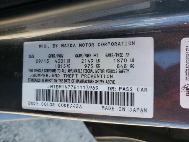 2014 MAZDA 3 TOURING JM1BM1V77E1113969