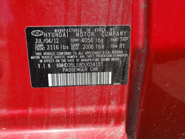 2013 HYUNDAI ELANTRA GT KMHD35LE8DU034131