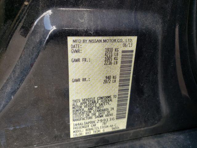 2013 NISSAN ALTIMA 2.5 1N4AL3AP0DC299136