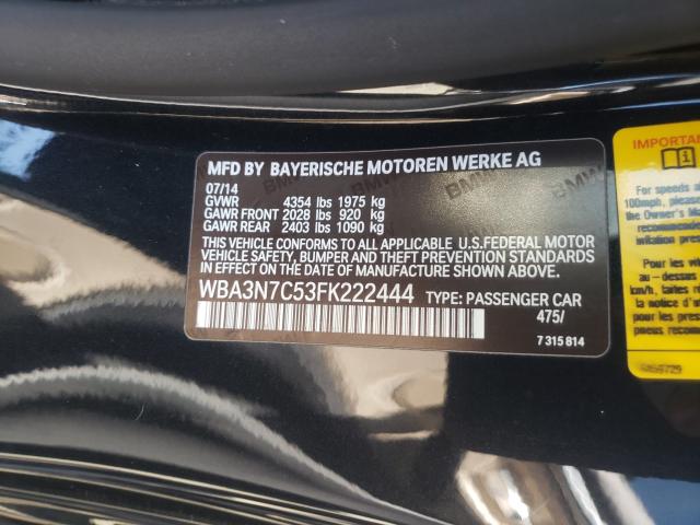 2015 BMW 428 I WBA3N7C53FK222444