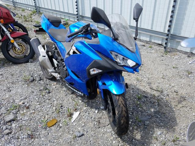 Salvage cars for sale from Copart Chicago Heights, IL: 2018 Kawasaki EX400