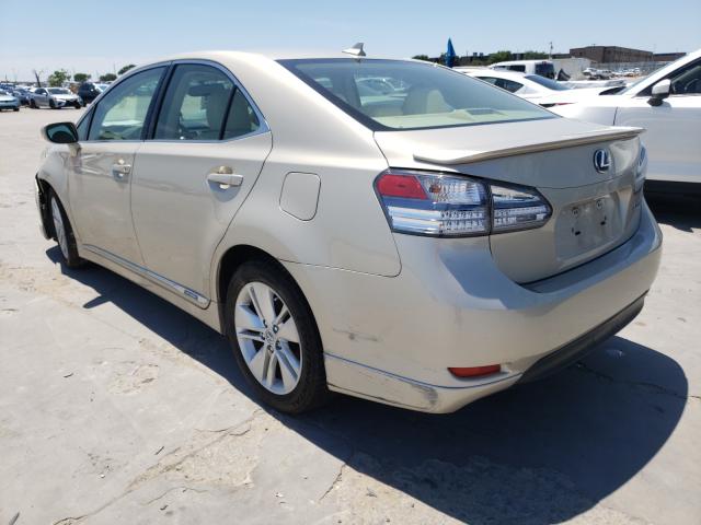 2011 LEXUS HS 250H JTHBB1BA0B2044309