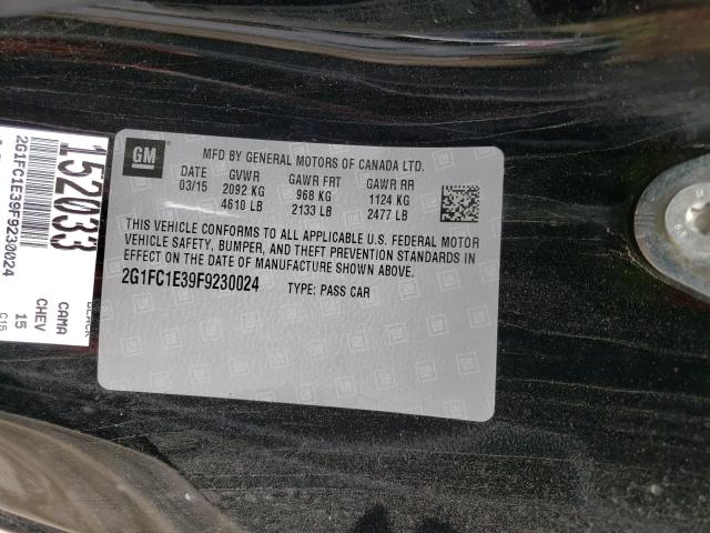 2015 CHEVROLET CAMARO LT 2G1FC1E39F9230024