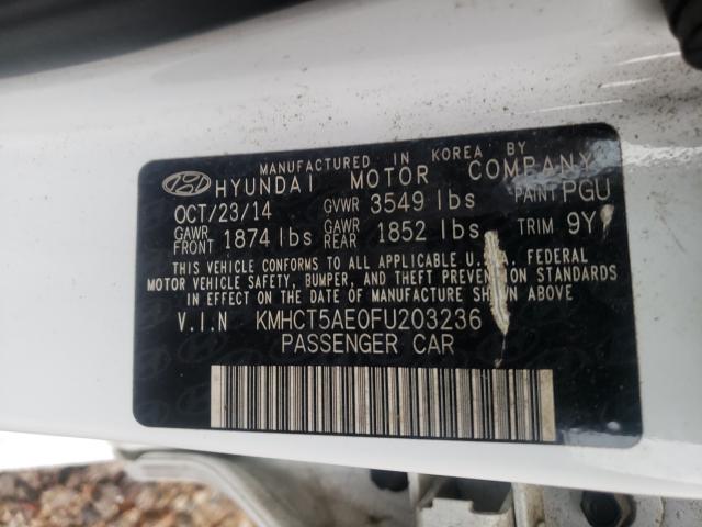 2015 HYUNDAI ACCENT GS KMHCT5AE0FU203236