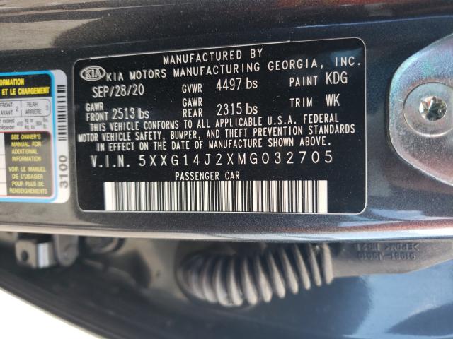 2021 KIA K5 LXS 5XXG14J2XMG032705