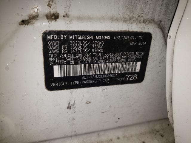 2014 MITSUBISHI MIRAGE DE ML32A3HJ2EH024607