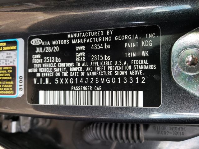 2021 KIA K5 LXS 5XXG14J26MG013312