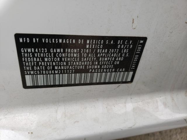 2019 VOLKSWAGEN JETTA S 3VWC57BU8KM211127