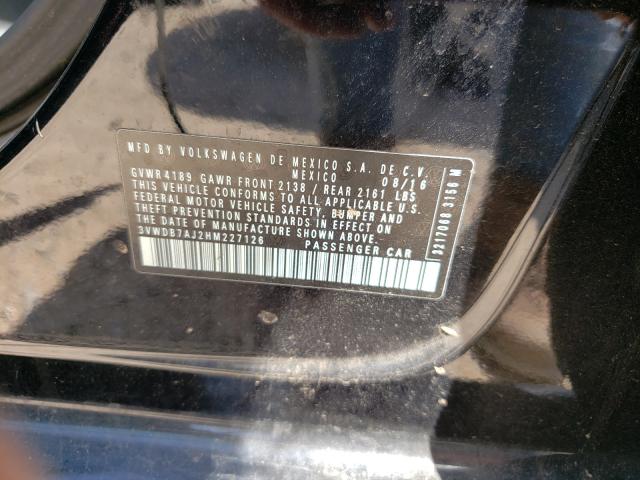 2017 VOLKSWAGEN JETTA SE 3VWDB7AJ2HM227126