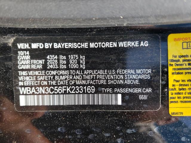 2015 BMW 428 I WBA3N3C56FK233169