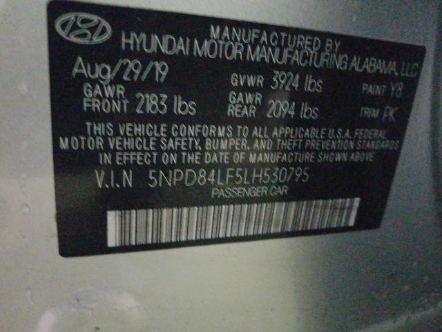 2020 HYUNDAI ELANTRA SE 5NPD84LF5LH530795
