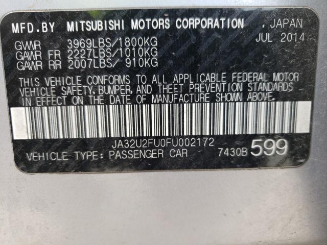 2015 MITSUBISHI LANCER ES JA32U2FU0FU002172