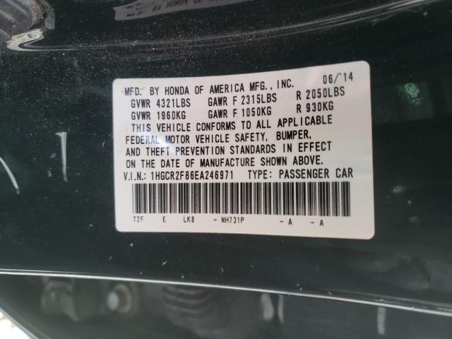 2014 HONDA ACCORD EXL 1HGCR2F86EA246971