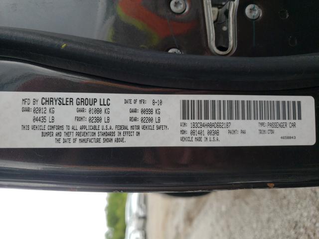 2010 DODGE CALIBER SX 1B3CB4HA8AD662187