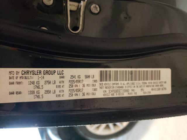 2014 DODGE JOURNEY 3C4PDDBG5ET193082