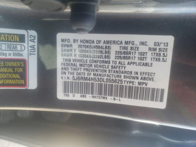 2013 HONDA CR-V EX 5J6RM4H53DL055625