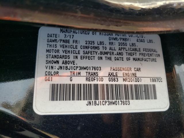 2017 NISSAN ROGUE JN1BJ1CP3HW017603