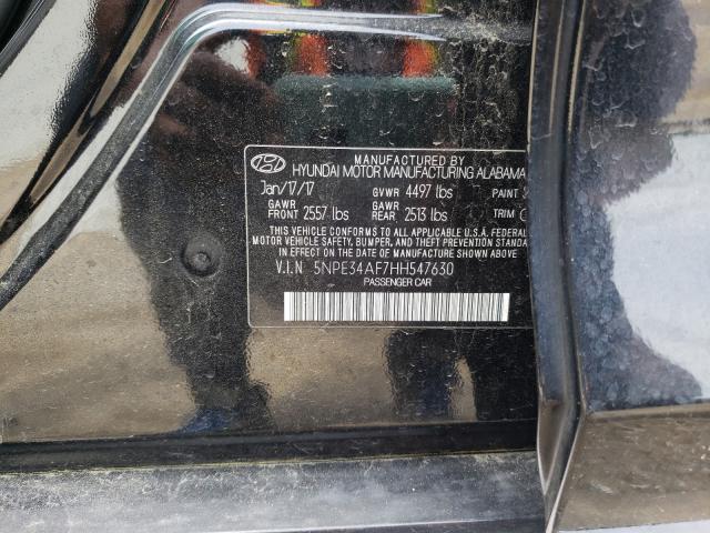 2017 HYUNDAI SONATA SPO 5NPE34AF7HH547630