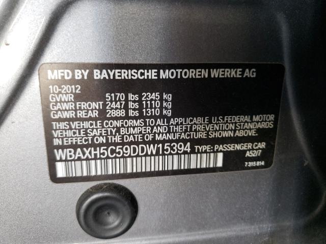 2013 BMW 528 XI WBAXH5C59DDW15394