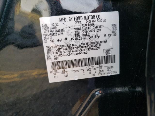 2013 FORD EDGE 2FMDK3K94DBA03069