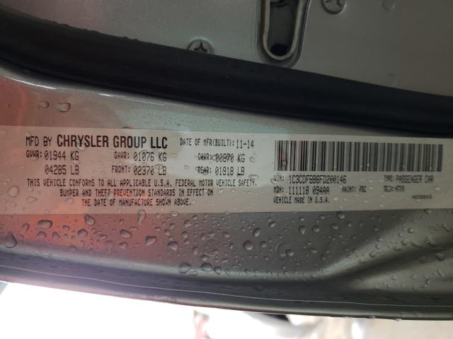 2015 DODGE DART SXT 1C3CDFBB6FD200146
