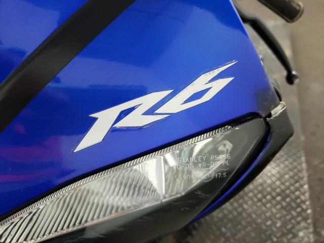 2006 YAMAHA YZFR6 L JYARJ12E96A008647
