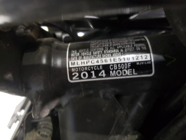2014 HONDA CB500 F MLHPC4561E5101212