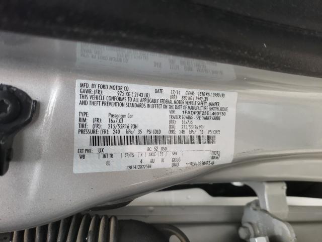 2014 FORD FOCUS SE 1FADP3F25EL460130