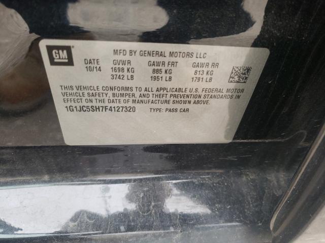 2015 CHEVROLET SONIC LT 1G1JC5SH7F4127320